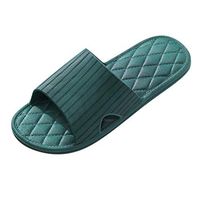 Emimarol Women and Men Bath Slipper Anti-Slip for Indoor Home House Sandal Soft Non-Slip House Shoes Casual Indoor Slippers Green