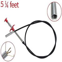 unbrand TIAMO Drain Cleaner, Drain Vortex Hair Clipper, Drain Clog Cleaner for bathrooms, Kitchens, Blocked sewers, 5.25 feet in Length.