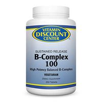 Vitamin Discount Center B-Complex 100mg, Sustained Release, 250 Tablets