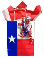 Texas Flag Gift Bag Packaging Set