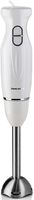 Ovente Immersion Hand Blender with Brushed Stainless Steel Blades, Ergonomic Handle, Detachable Shaft, 2 Blending Speeds Stick Blender for Smoothies, Puree Baby Food and Soup, White (HS560W)