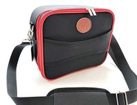 Wherever EuGo Diabetes Supplies Travel Bag and Organizer - Classic Black & Red (Large)