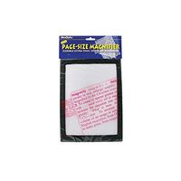 Complete Medical Magnifier Full Page Reading Fresnel with Border, 0.1 Pound