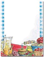 Masterpiece Summer BBQ Letterhead - 8.5 x 11 - 25 Sheets