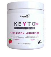 Keto BHB Salts Exogenous Ketones - Beta-Hydroxybutyrate Supplement Powder & Vitamin B12 for Mental Clarity, Energy and Fat Burn - Raspberry Lemonade KEYTO by Preferred Elements