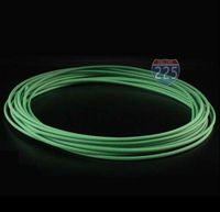 225FWY 5 FT 1/16" 1.5mm Polyolefin Green Heat Shrink Tubing 2:1 Ratio