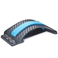 Back Massager Lumbar Support Stretcher, Multi-Level Back Stretcher Device for Lower and Upper Back Massager, Lumbar Support for Back Pain Relief