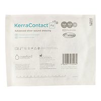 KerraContact Ag 6"x6" Silver Wound Dressing (PN-09-0105) - Utilizes Ag Oxysalts Technology to Kill Bacteria Within a biofilm - for Chronic and Acute Wound Care Treatment (1 Each)