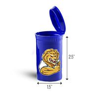 Lion Mascot Sport First Aid Case Pill Container ID 7279B