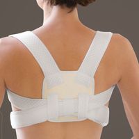 Posture Corrective Brace- White 22"-46"