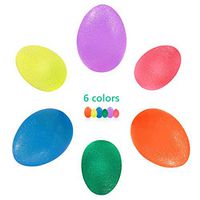 Healifty Hand Therapy Balls - 6pcs Hand Grip Therapy Balls - Hand Strengthening Exercise - Finger Fidgets Squeeze Balls - Stress Relief Physical Therapy - Soft, Miduem, Frim & Small, Large Size