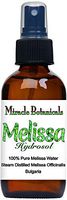 Miracle Botanicals Bulgarian Melissa Hydrosol - 100% Pure Melissa Officinalis Water- Therapeutic Grade - 2oz