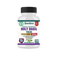 Holy Basil Tulsi -Healthy Immune, Adrenal Support Vegetarian 100 Capsules