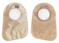New Image Filtered Ostomy Pouch Two-Piece System 9 Inch Length 1-3/4 Inch Stoma Closed End Pre-Cut, 18322 - Box of 30
