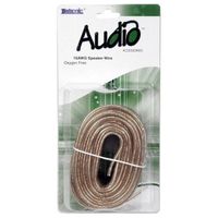 Luxtronic A1825 18 Gauge Clear Speaker Wire, 25 Ft.