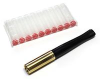 Denicotea Cigarette Holder with Ejector Black and Golden Color + 10 Filters