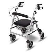 Rolling Walkers Walkers Rolling WalkerOld Man Trolley Folding Walker Green Walker Upright Walker Walkers of The Elderly Walking Frame with Wheels Wheelchairs Folding Lightweight