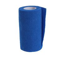 UEETEK Self-Adhesive Tape Bandage Rolls Non-woven Ventilate Flexible Wrap for Pets Dogs Cats Ankle Waist Knee Finger Elbow Support,10cm x 4.6m(Blue)