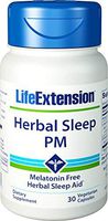 Life Extension Herbal Sleep PM - Natural Sleep aids for Adults - Deep Sleep Herbal Medicine Made with Lemon Balm Extract, Honokiol and Chamomile Extract, Non Habit Forming Natural Sleep Aid