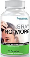 Anti Gray Hair Supplements - Vitamins Catalase Horsetail Paba Saw Palmetto Natural Herbal Vitamins