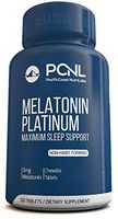 PacificCoast NutriLabs 5mg Melatonin, Non-Habit Forming, All Natural Sleep Aid, Rapid Release Formula, Free Ebook & Empty Bottle Guarantee, 120 tablets