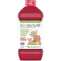 Kinderlyte Electrolyte Drinks | Doctor-Formulated for Rapid Rehydration | No Artificial Sweeteners, Colors or Flavors | Kid-Friendly Taste | 1-Pack | Fruit Punch