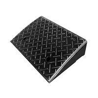 Compressive Rubber Ramps, Hotel Garage Store Car Repair Shop Garden Mat- Non-Slip Pad Outdoor Ramps Vehicle Ramps (Color : Black)