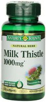 Nature's Bounty Milk Thistle 1000 mg Softgels, 50 Count Bottle
