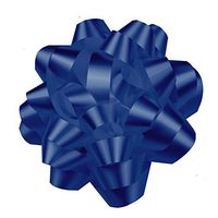 Premium Confetti Gift Wrap Bows, 4" (5 Pack, Royal Blue)