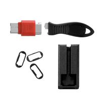 Kensington USB Port Lock with Cable Guard, Square, K67720US