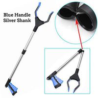 Foldable Grabber Reacher,80CM Foldable Grabber Reacher for Elderly, Lightweight Extra Long Handy Trash Claw Grabber, Arm Extension,Silver