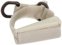 Sammons Preston Weighted Adult Plastic Base Utensil Holder, 8 oz. Added Weight Provides Stability & Control, Adjustable Nylon Strap Securely Fastens Utensil in Position, Adaptive Eating & Dining Aid