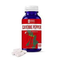 Ahana Nutrition Cayenne Pepper Capsules 450mg - Aids Weight Loss, Supports Circulation & Helps to Suppress Appetite (100)