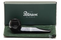 Peterson Killarney 150 Ebony Tobacco Pipe Fishtail