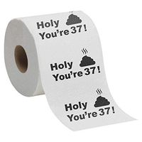 37th Birthday Gift Present Toilet Paper - Happy Thirty Seventh 37 Prank Funny Novelty Gag Joke Gift - Holy Crap