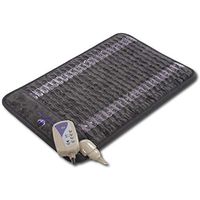 Ereada FIR Amethyst Bio Magnetic Mat - 31"L x 20”W Mini - 220-240V European Version - 7 Levels 30-70°C Far Infrared Heating - 8 Levels 8-64 Hz PEMF - Negative Ion - FDA Reg Korean Manufacturer - Gray