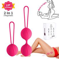 Kegel Balls Exercise Weight for Women Bladder Control Pelvic Floor Exercises Tightening, Silicone Ben Wa Balls Pelvic Weights Training Sets for Beginners Advanced Tightening By Luvsex