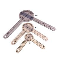 Goniometer Kit Physical Therapy Set That Includes 12,8,6 Inch Sizes. Also use in Occupational Therapy. Clinical and Home Use.