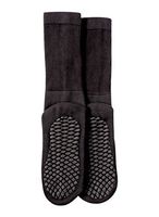 Diabetic Gripper Socks, Color Black, Size Large