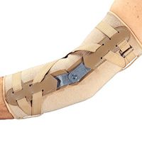 Elbow Brace, Hyperextension Guard, Hinge Support, X-Small (9.5 inch Elbow)