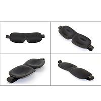 Saying Luxury 3D Sleep Mask Eye Mask for Sleeping - Contoured Night Blindfold for Airplane for Travel, Best for Men Women, Designed with Nose Wing (D04)