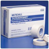 TENDERSKIN Hypoallergenic Paper Tape - Size:1/2" (24 rolls per box) - Model 56071201