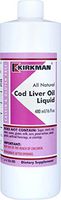 Kirkman Labs Cod Liver Oil Liquid, Unflavored, 16 fl oz (473 ml)