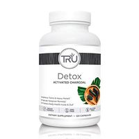 TRU Detox, Activated Charcoal, Vegan Friendly, Whole Body Natural Detox, Eliminates Bloating, Improve Skin Health, 60 Servings