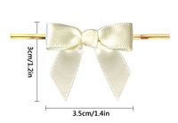 8 Color Gift Bows,Red Twist Tie Bows for Bakery Candy Lollipop Cello Bag(50 Pack)