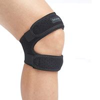 Patella Knee Strap, Rebomer Adjustable Knee Brace (3D Silicone Insert) for Men & Women, Knee Joint Pain Prevention & Relief & Patella Stabilizer Support for Running, Riding, football, Weightlifting.