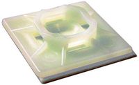 L.H. Dottie DT100S Cable Tie Mounting Base, 0.99-Inch Width by 0.2-Inch Height, Natural, 100-Pack