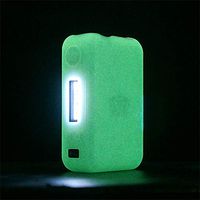 CEOKS for Uwell Crown 4 IV 200W Silicone Case, Anti-Slip Protective Silicone Case Skin Rubber Cover for Uwell Crown 4 IV 200W Mod Box Rubber case wrap Shield (Luminous)