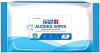 Alcohol Wipes, 75% Alcohol Cleaning Wet Wipes(1 Pack,40 Wipes), Daily Use for Hand Home House Travel Office Electronics School All Purpose