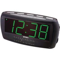 Jensen JCR-208 AM/FM Alarm Clock Radio With Auto Time Set WLM